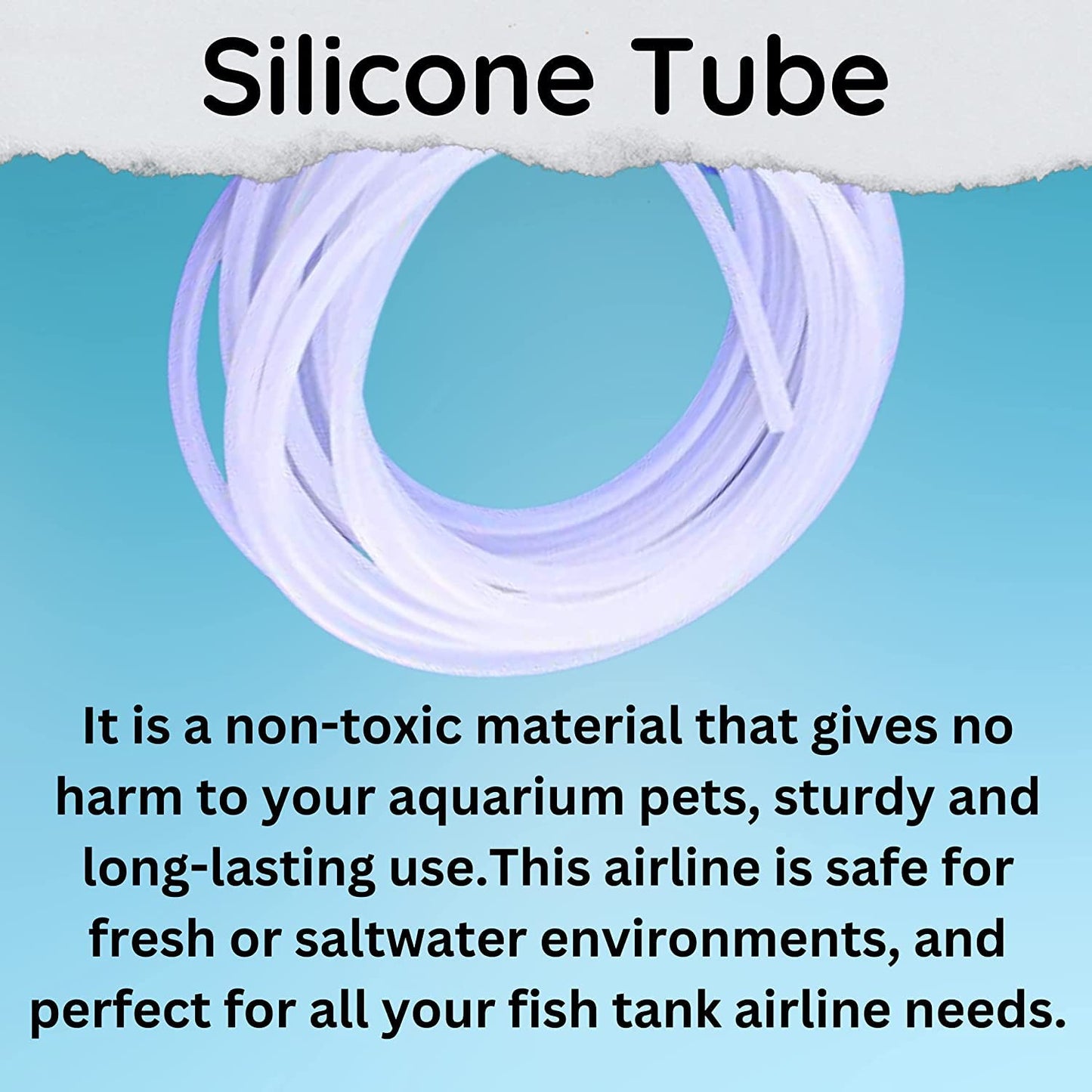 1 meter silicone pipe for aquarium