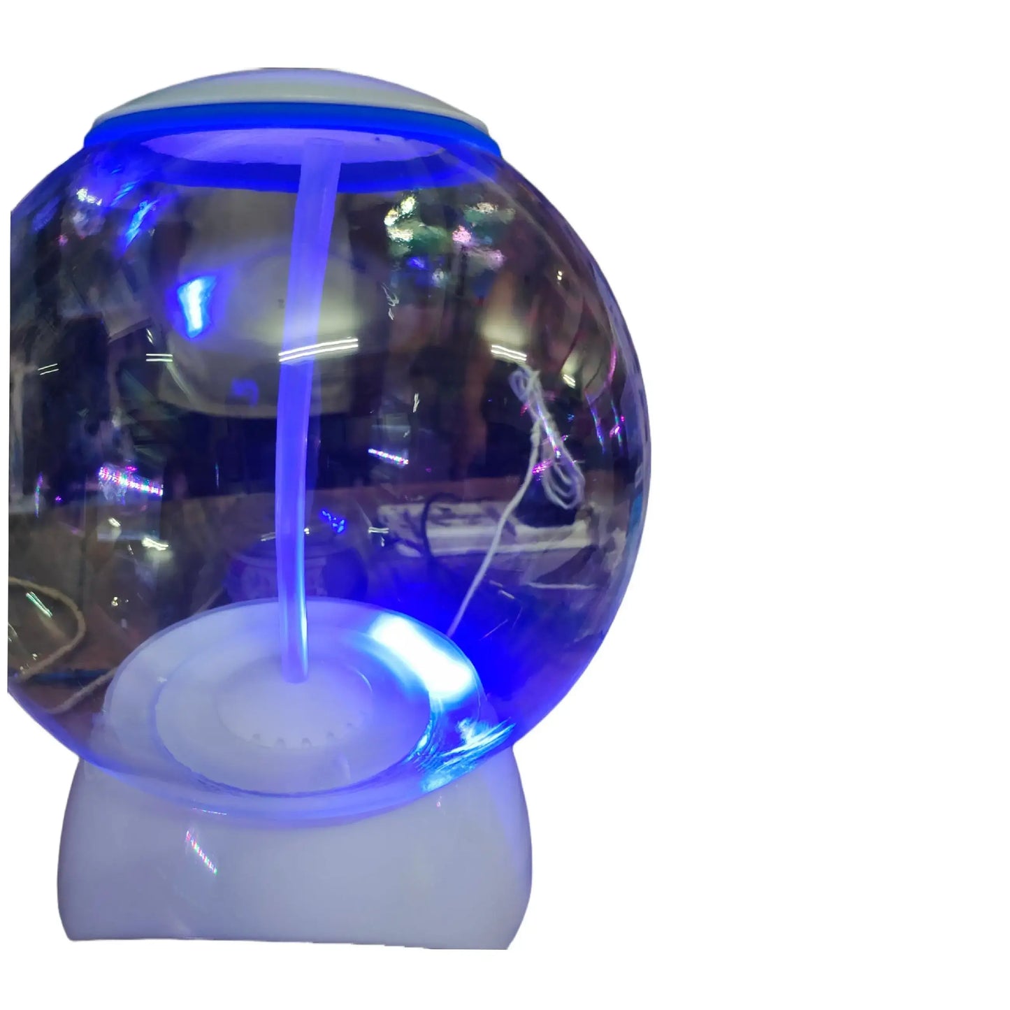 fibre fish Bowl 7 colour with light and filter jyoti aquarium pets