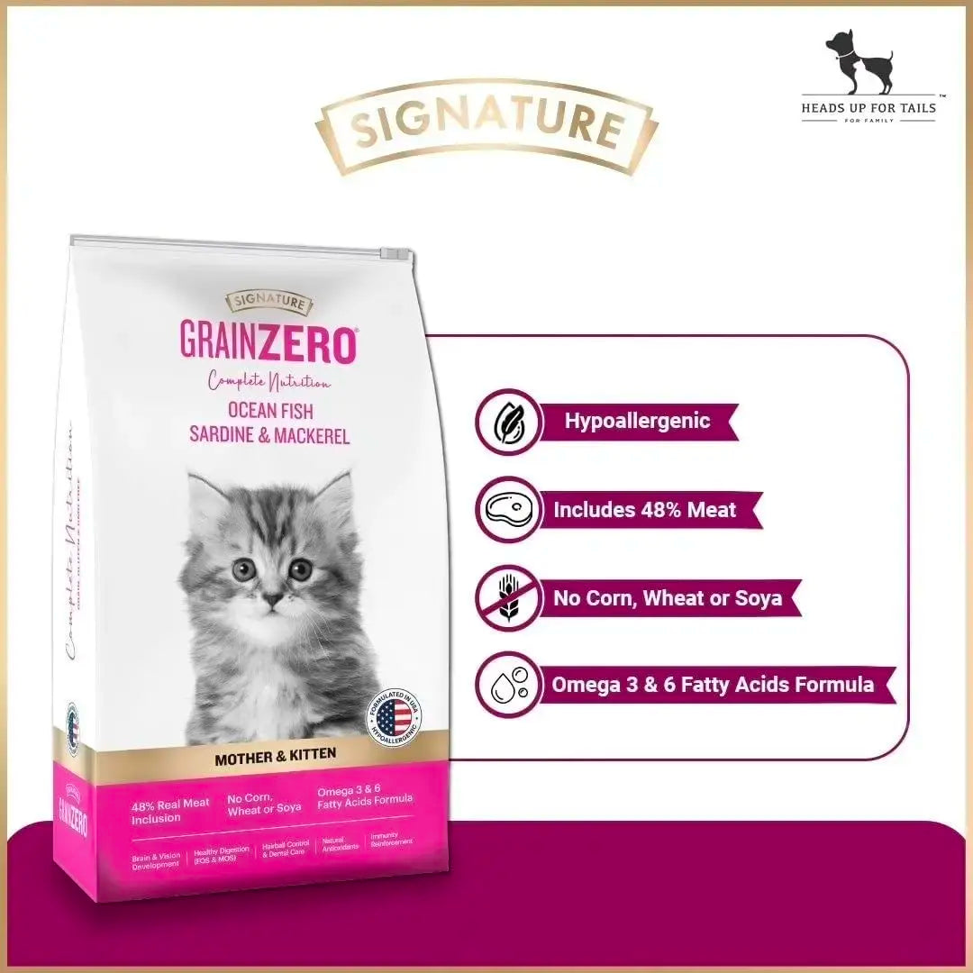 granzero ocean fish sadine and mackerel mother and kitten 1.2kg jyoti aquarium pets
