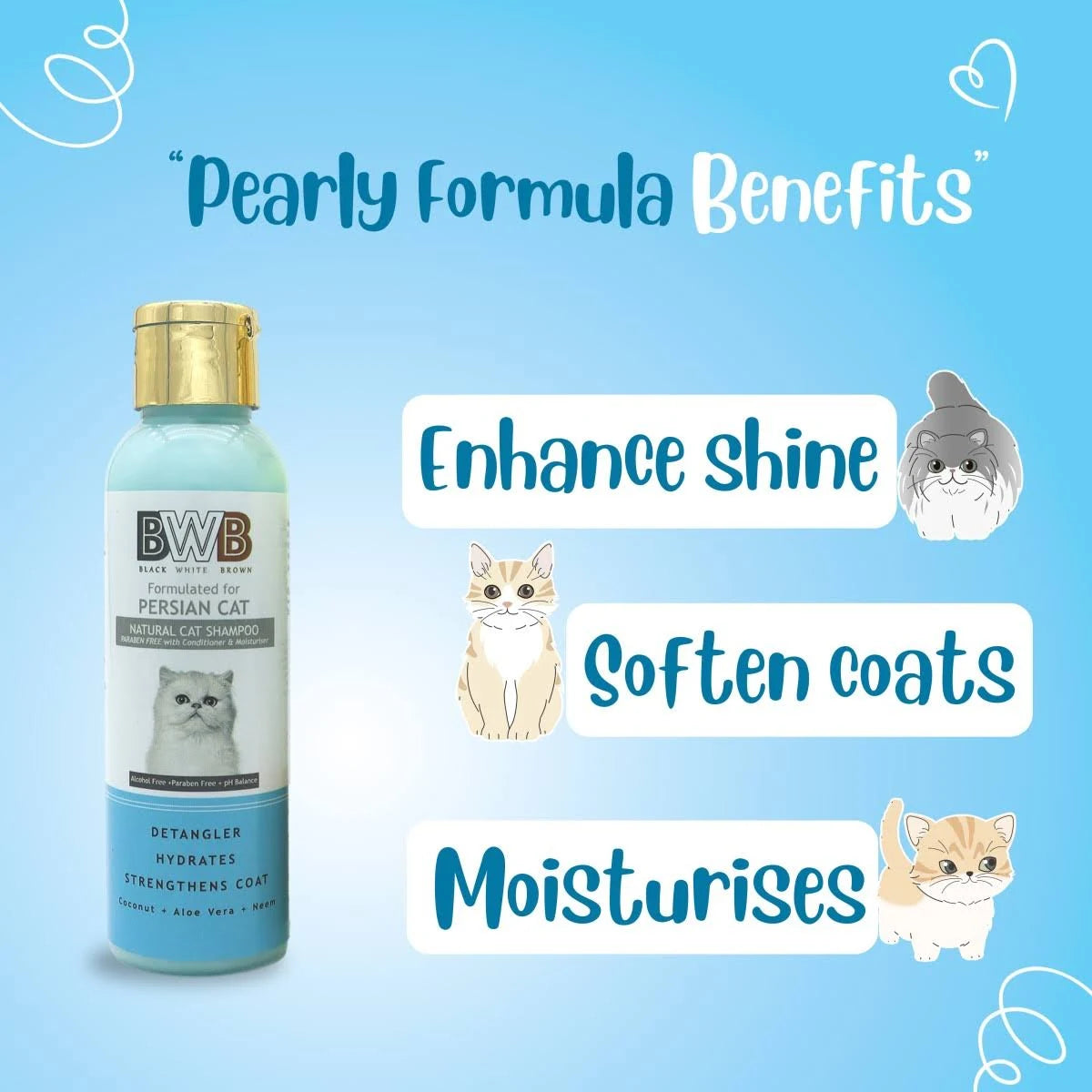 BWB Natural Cat Shampoo jyoti aquarium pets