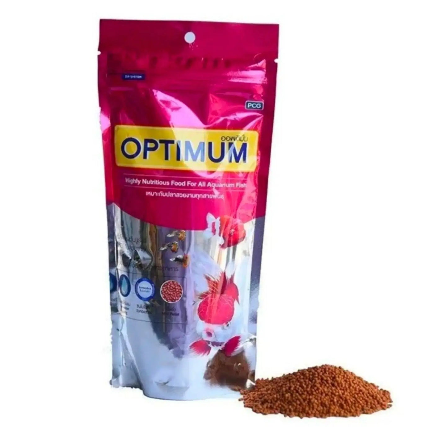 optimum fish food 100g jyoti aquarium pets