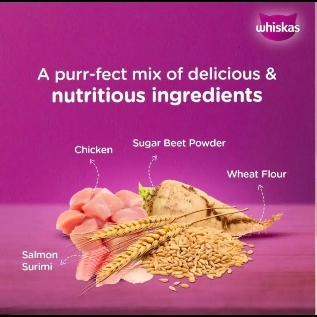 Whiskas Junior Kitten Wet Cat Food Chicken with Salmon in Jelly 10 piece jyoti aquarium pets