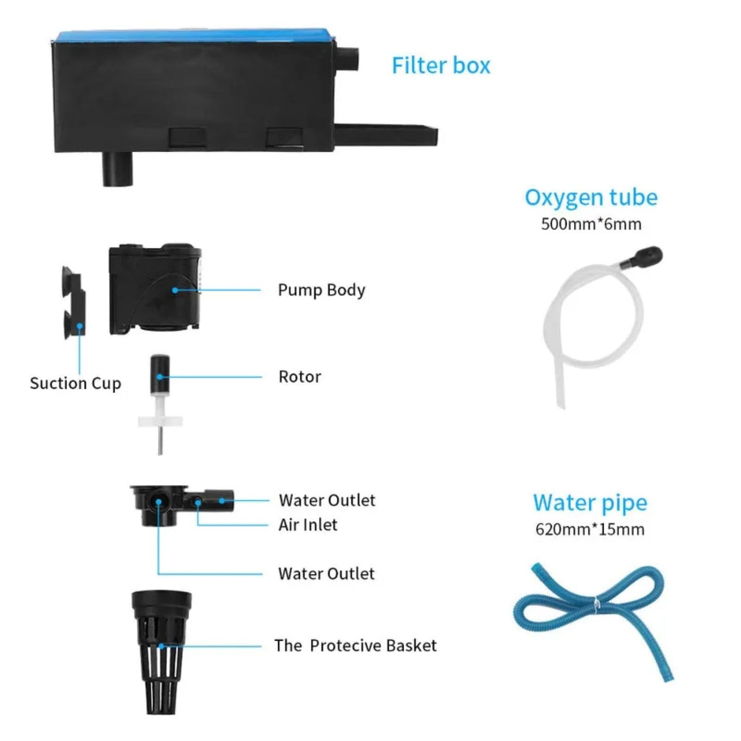 Sobo Aquarium Top Filter With Free BIO-SPONGE 30W