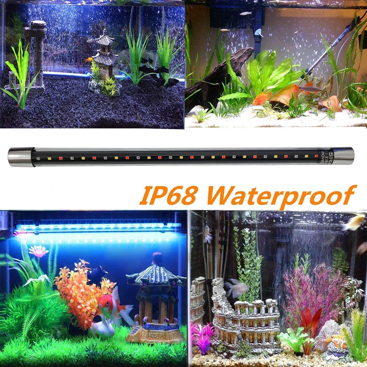 Submersible Lamp 3 colour mode jyoti aquarium pets