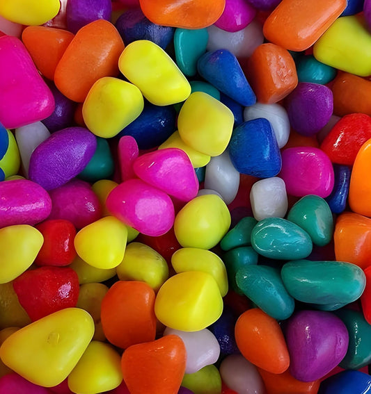 Colourful Pebble For Fish Tank 1kg jyoti aquarium pets