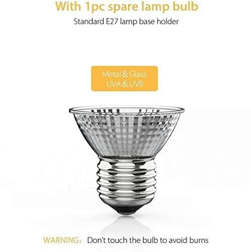 Reptile UV Lamp for Aquarium Tank Tortoises,Turtle Tank