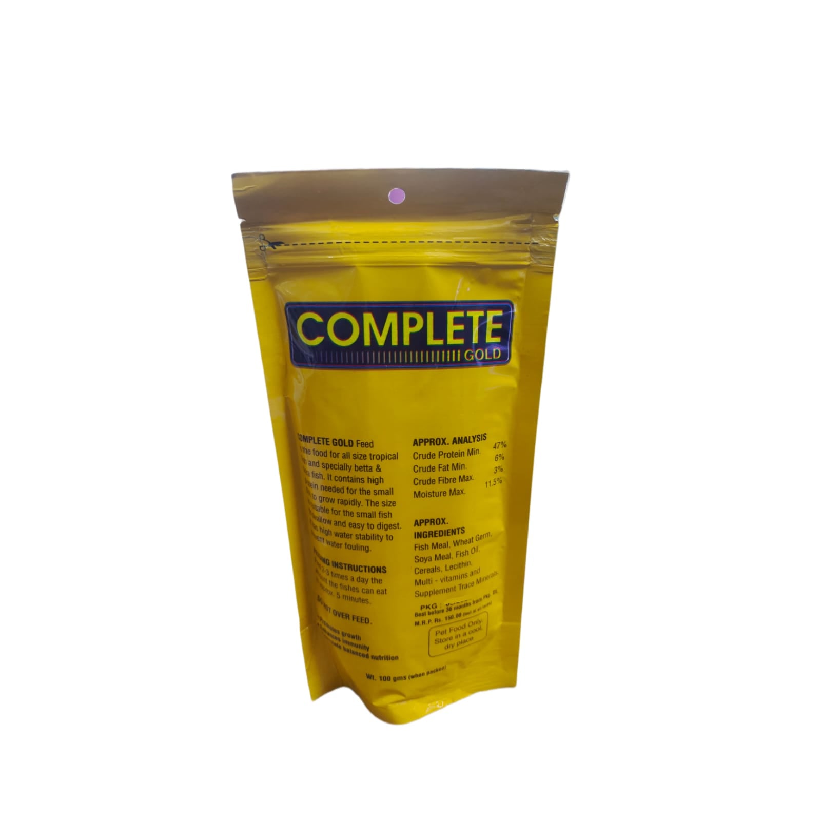 Complete gold food