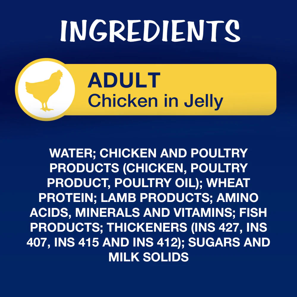 Purina Felix Chicken with Jelly Adult Cat Wet Food 12 pouch jyoti aquarium pets
