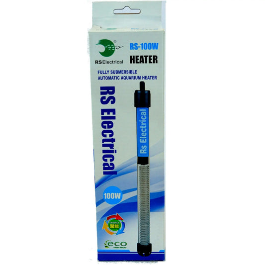 Rs Electrical 100 Watts High Glass Aquarium Heater jyoti aquarium pets