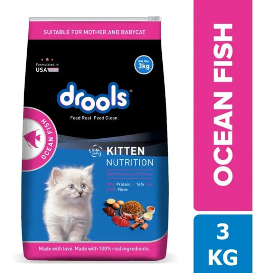 Drools kitten 3kg food jyoti aquarium pets
