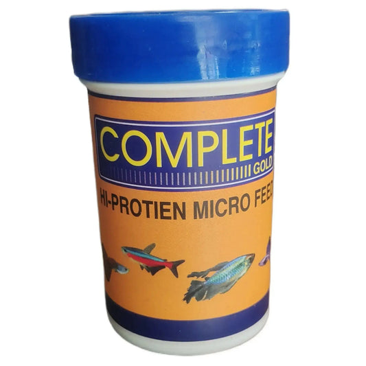 Complete gold hi protien micro feed jyoti aquarium pets