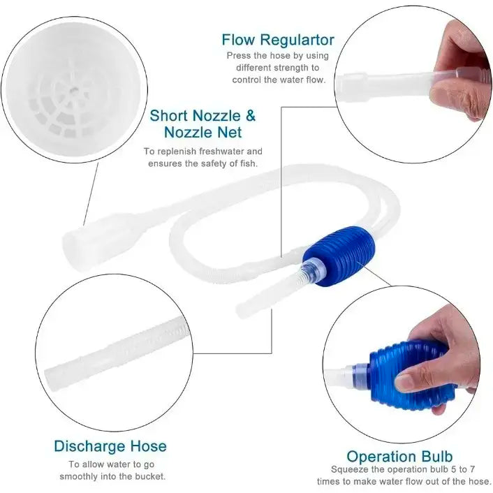 Siphon Pipe For Water Changer And Gravel Cleaning jyoti aquarium pets