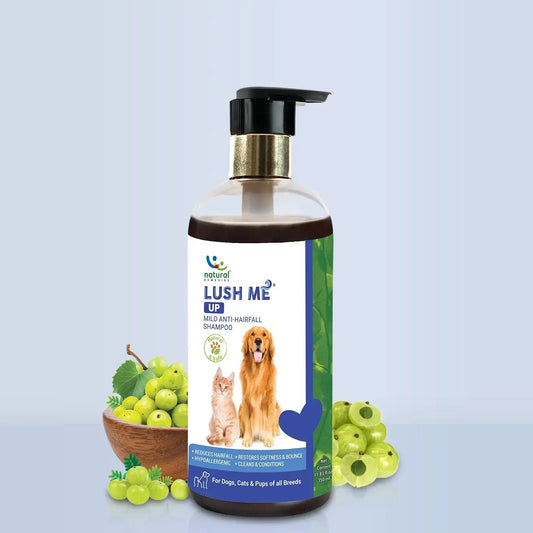 Lush Me Up Anti Hairfall Shampoo For Dog Cat jyoti aquarium pets