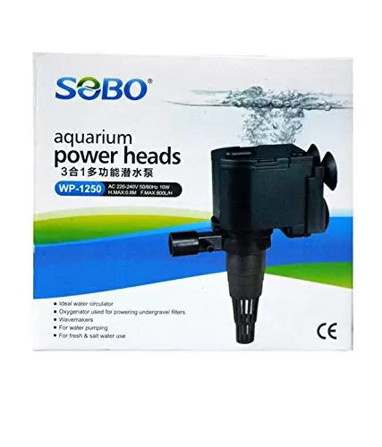 SOBO WP-1250 Aquarium Submersible Pump, POWER HEAD