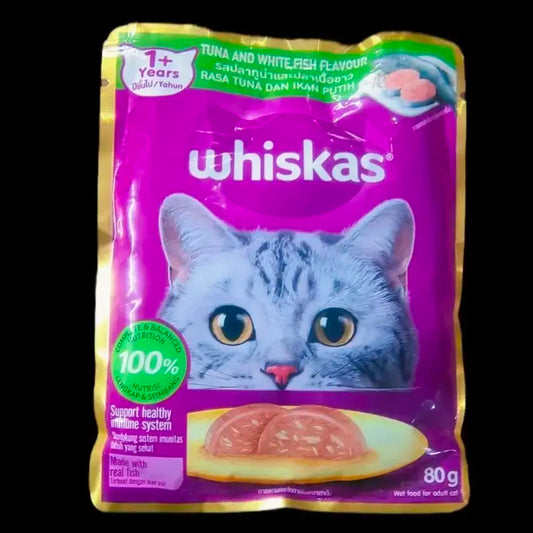 Whiskas Tuna and White Fish Flavour 10 piece jyoti aquarium pets