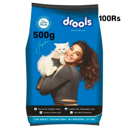 Drools adult cat food 500g jyoti aquarium pets