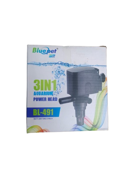 aquarium power head BL-491
3 IN 1 aquarium power head 
power head