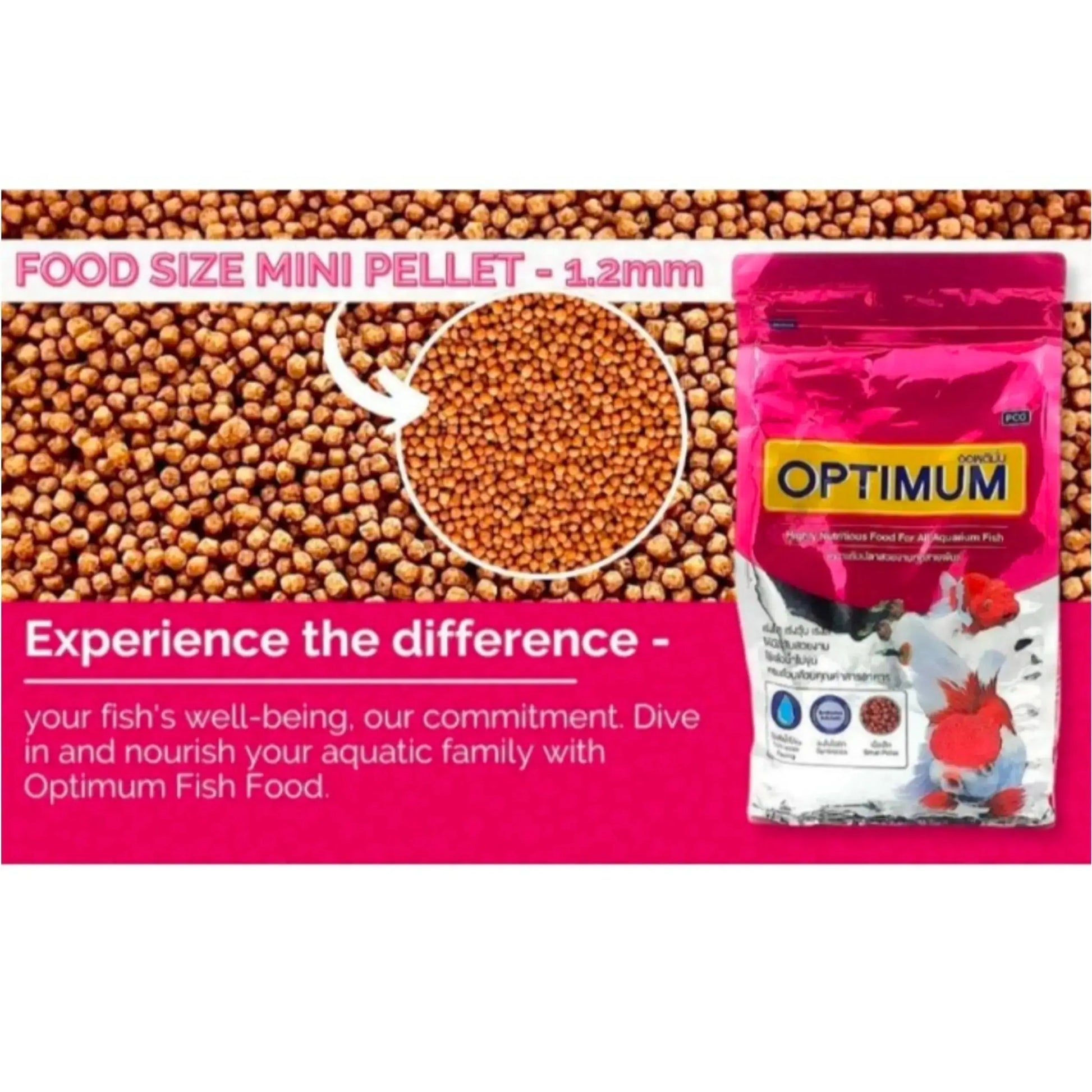 optimum fish food 1kg jyoti aquarium pets