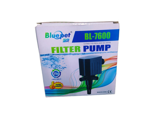 Bluepel filter pump for top filter