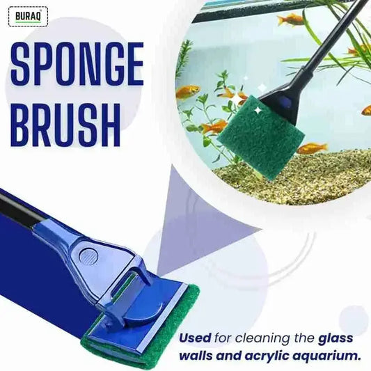 5 in 1 aquarium cleaning set | aquarium glass cleaner jyoti aquarium pets