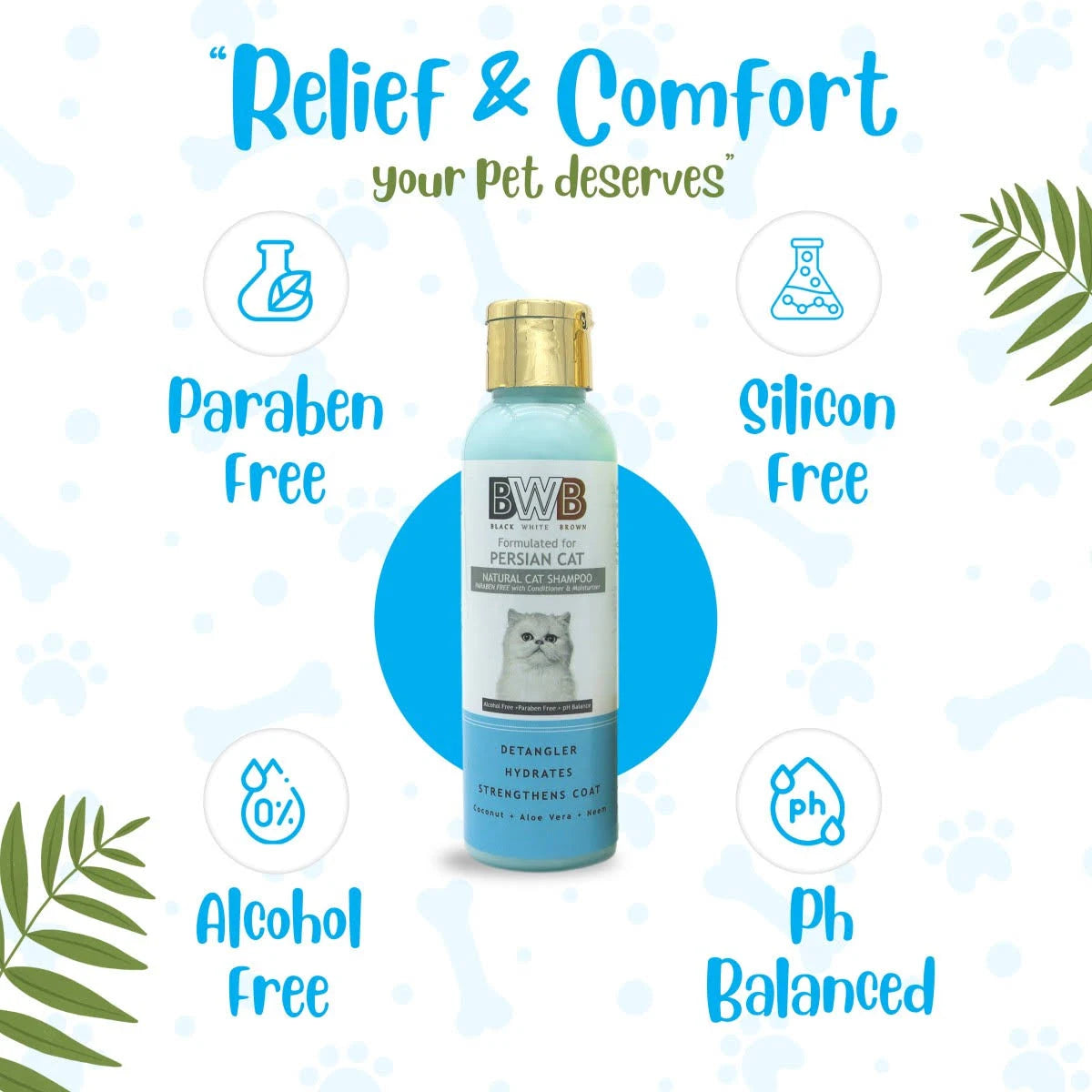 BWB Natural Cat Shampoo jyoti aquarium pets