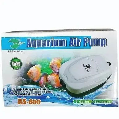 aquarium air pump low noise 2 outlet jyoti aquarium pets